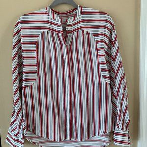 Maje striped, button down shirt